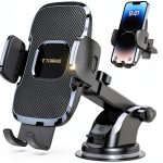 TORRAS Car Phone Holder Durable Suction Black-0