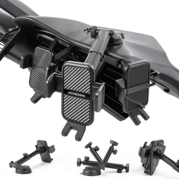 ACMEZING Black Car Phone Holder Mount-4