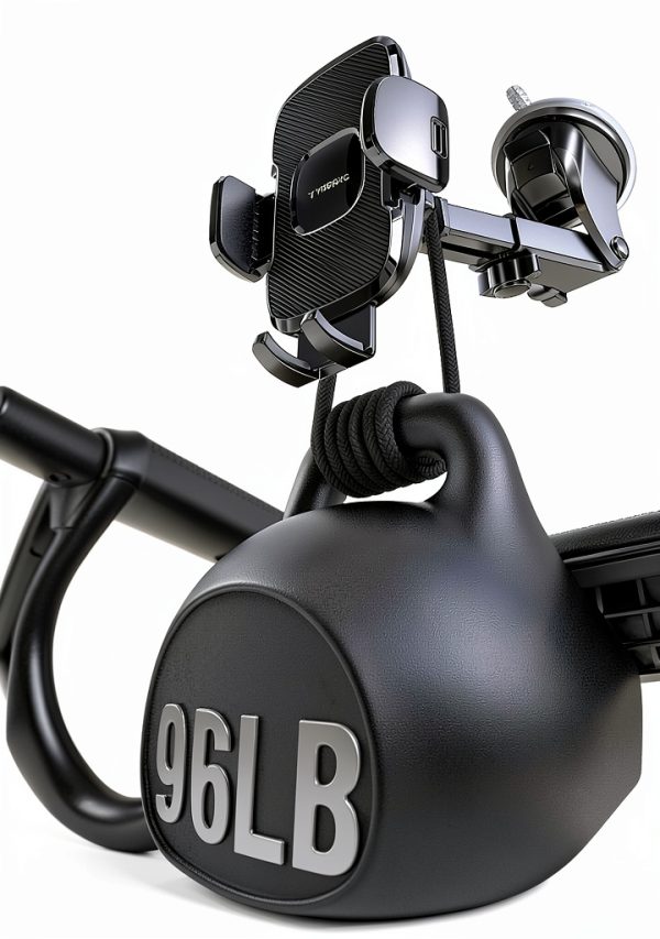 TORRAS Car Phone Holder Durable Suction Black-2