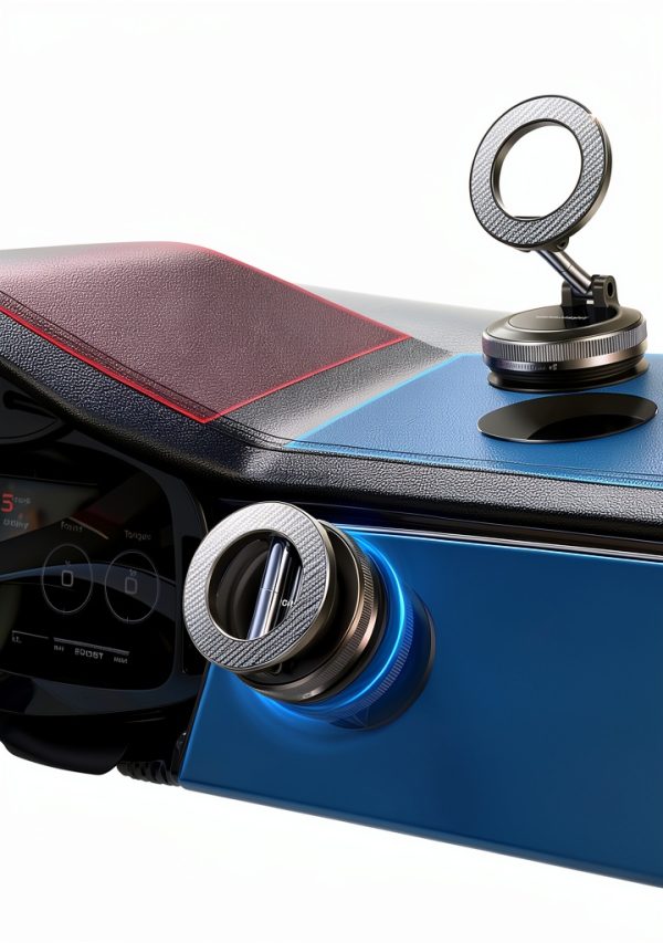 Car Phone Mount Coolpow Magnetic Carbon Fiber-6