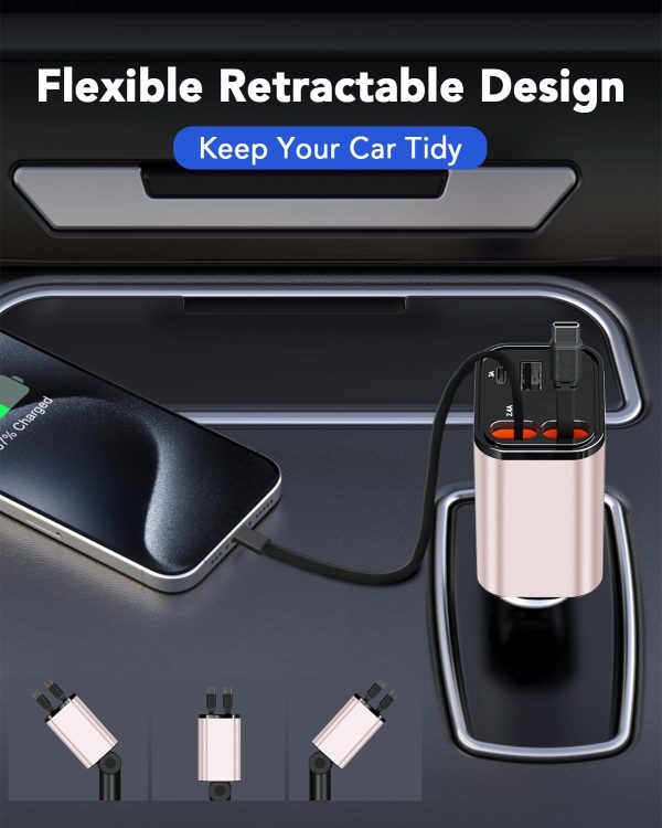 COCIVIVRE USB C Car Charger Fast Charger-6
