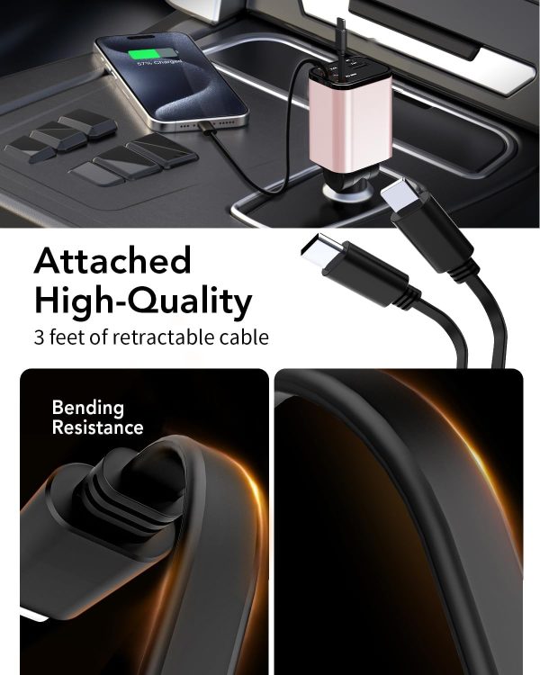COCIVIVRE USB C Car Charger Fast Charger-5