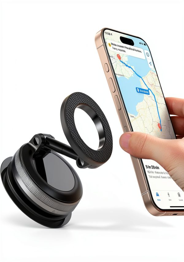 Car Phone Mount Coolpow Magnetic Carbon Fiber-10