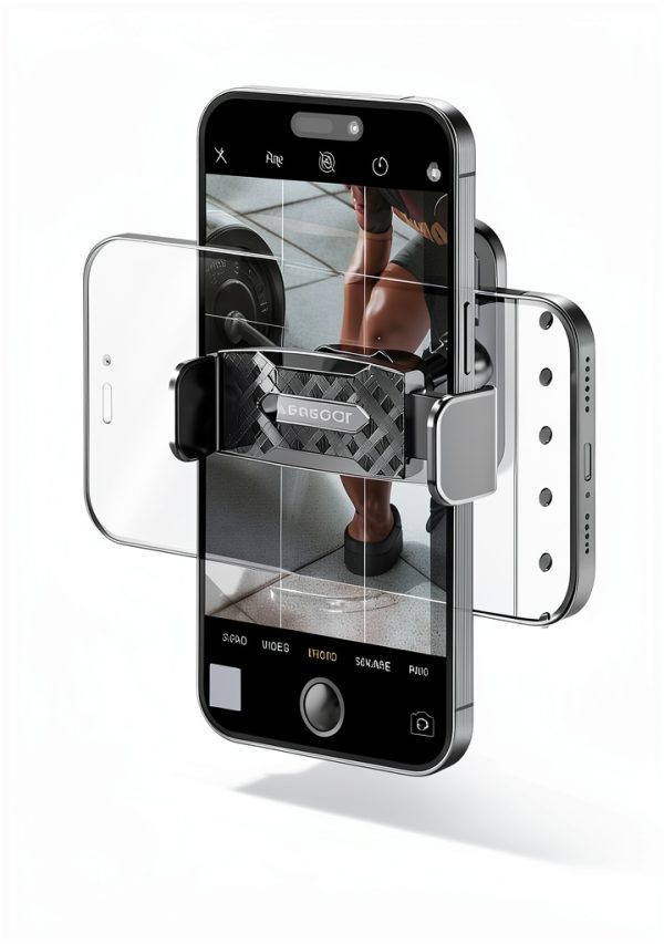 Gendle Magnetic Gym Phone Holder for Men-5