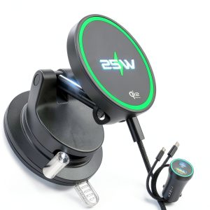 LISEN MagSafe Car Phone Mount Vacuum Charger 25W-0