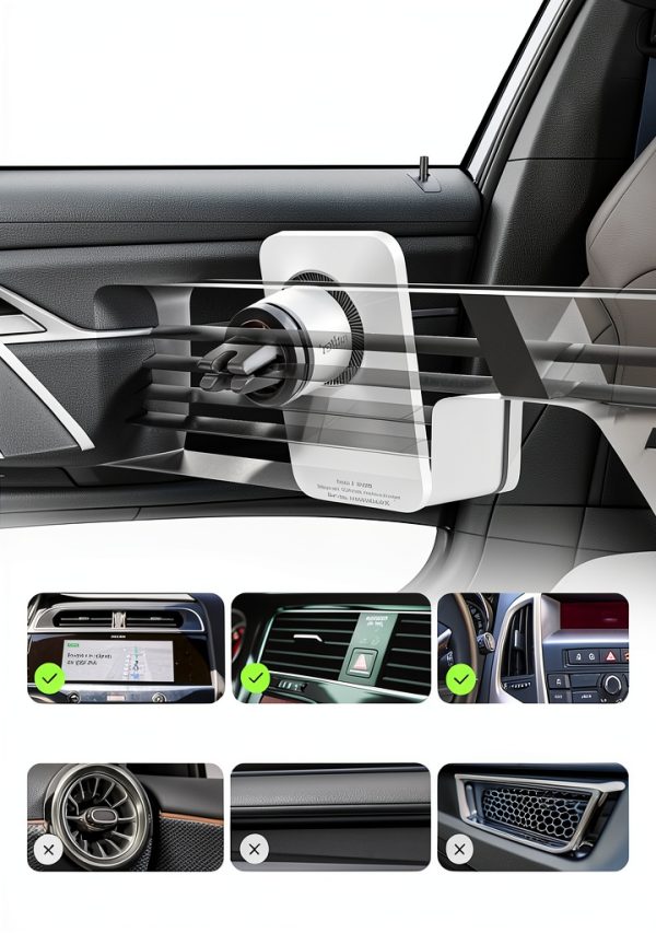 Belkin MagSafe Car Vent Mount Grey Design-3