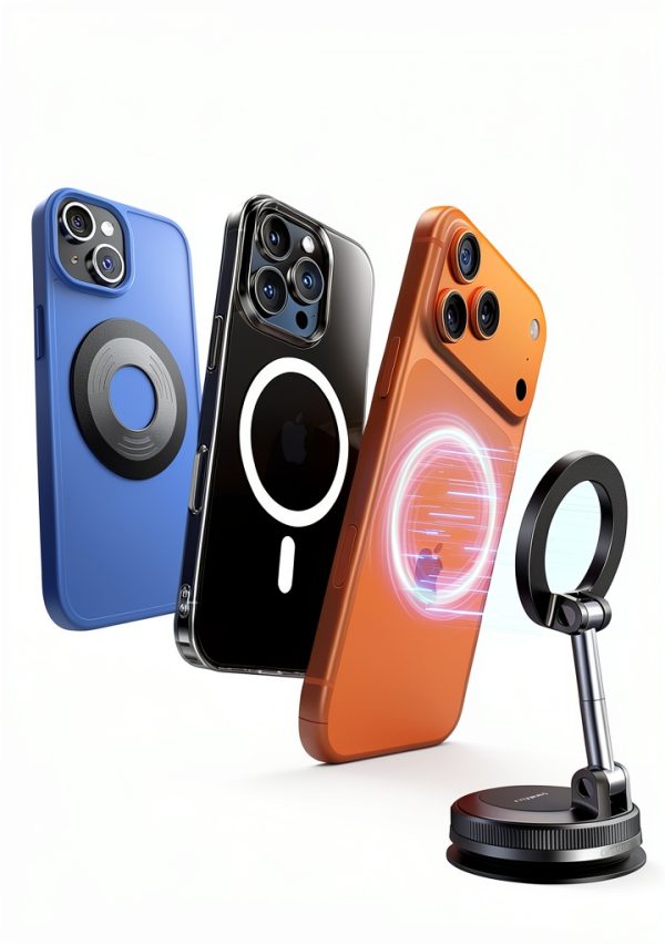 Car Phone Mount Coolpow Magnetic Carbon Fiber-7