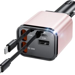 COCIVIVRE USB C Car Charger Fast Charger-0