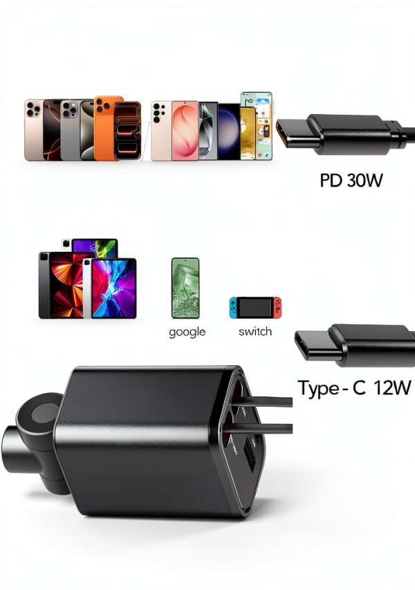 COCIVIVRE USB C Car Charger Fast Charging-2