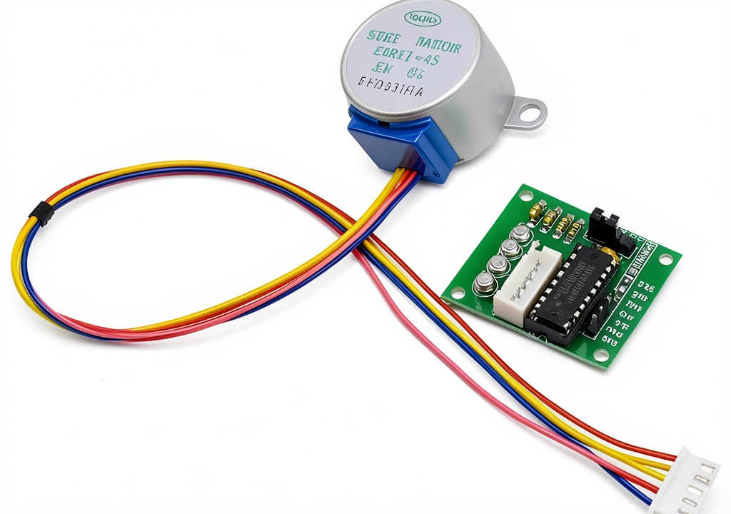Nuojie 5V gear stepper motor installed in a telescope mount