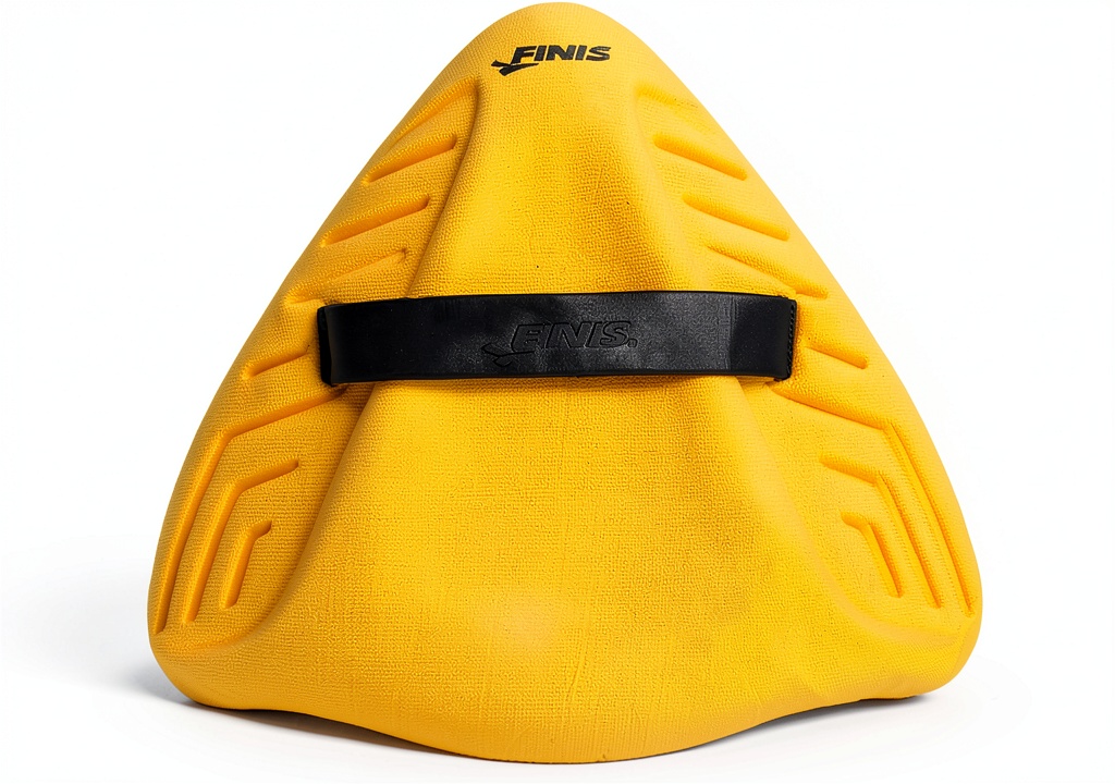 FINIS Yellow Kickboard being used in a pool setting