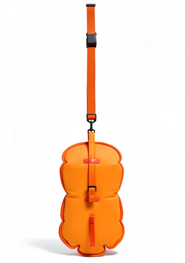 ZONE3 Swimming Kickboard Orange Recycled Polyester-1