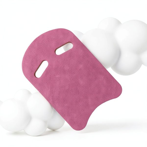 biguphate Swimming Kickboard Pink EVA Foam KB001 17.7x10.6x1.1 in-2