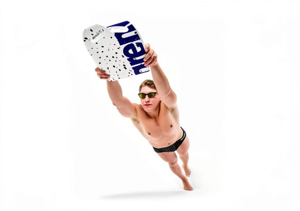 Arena Swim Kickboard One Size Silver EVA Foam Training Board-6