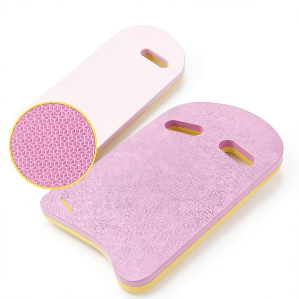 biguphate Swimming Kickboard Pink EVA Foam KB001 17.7x10.6x1.1 in-4