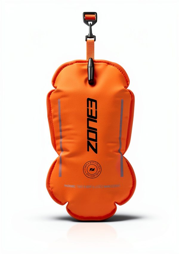 ZONE3 Swimming Kickboard Orange Recycled Polyester-2