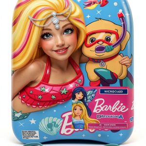 Barbie Foam Kickboard Pink Small What Kids Want Sports-0