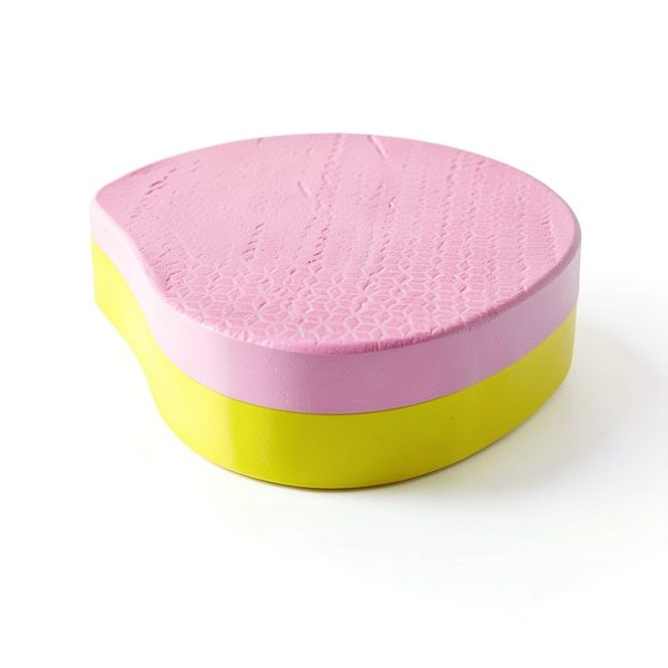 biguphate Swimming Kickboard Pink EVA Foam KB001 17.7x10.6x1.1 in-5