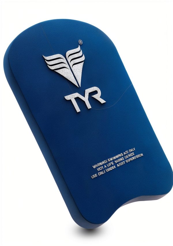 TYR Junior Kickboard Swimming Training Aid Blue One Size EVA Foam-1