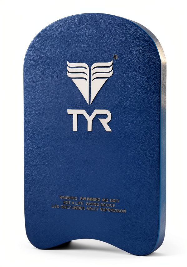 TYR Junior Kickboard Swimming Training Aid Blue One Size EVA Foam-0