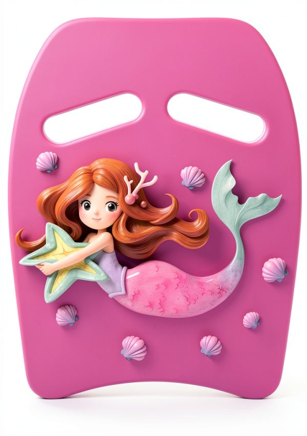 Swimming Kickboard MoKo U Shape Mermaid Pink Medium Ergonomic PE-0