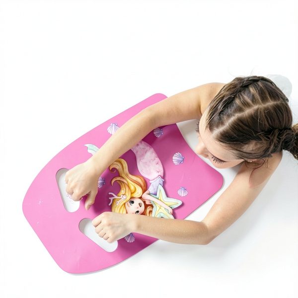 Swimming Kickboard MoKo U Shape Mermaid Pink Medium Ergonomic PE-3
