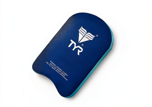 TYR Junior Kickboard Swimming Training Aid Blue One Size EVA Foam-4