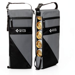 Golf Cooler Bag with 2 Ice Packs Falcona Wild Soft Insulated 6 Can-0