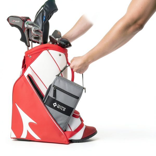 Golf Cooler Bag with 2 Ice Packs Falcona Wild Soft Insulated 6 Can-3